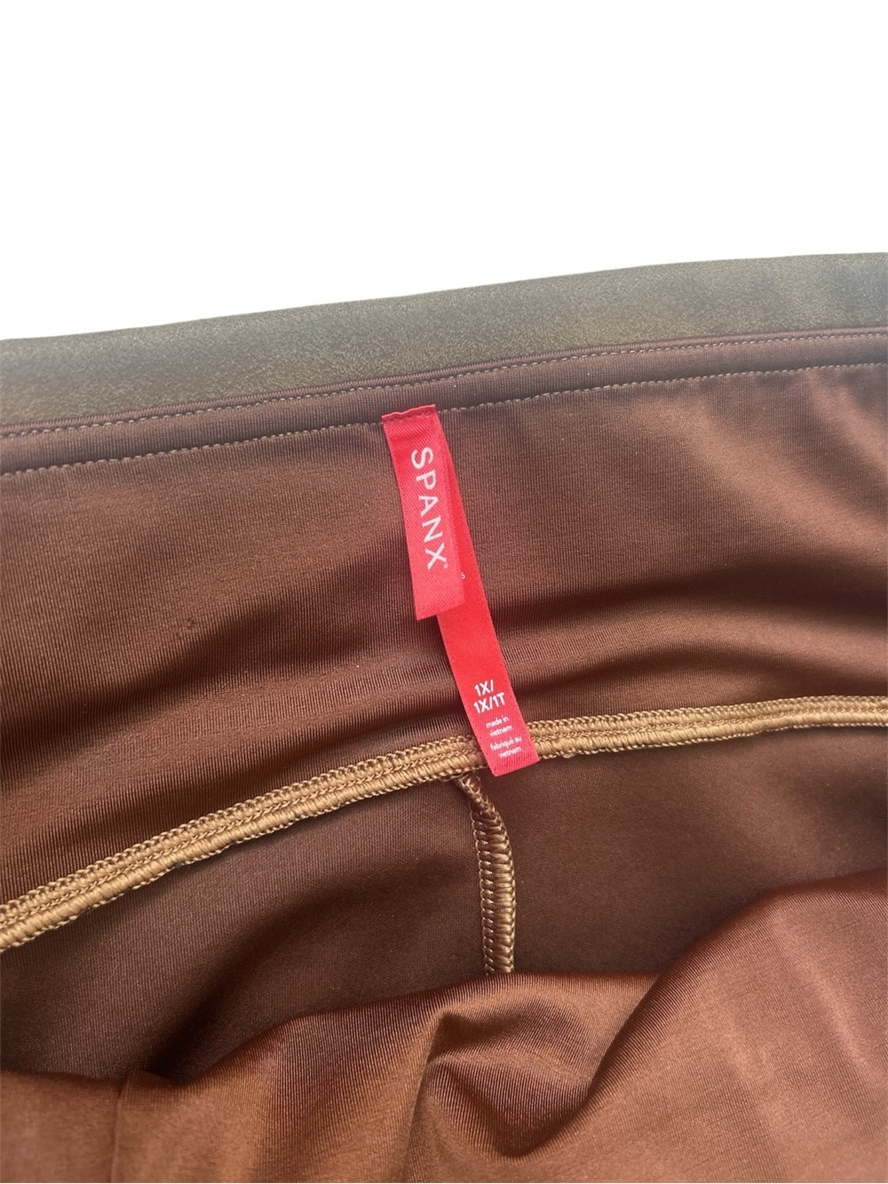 SPANX womens Tan Stretch leggings - Picture 4 of 4
